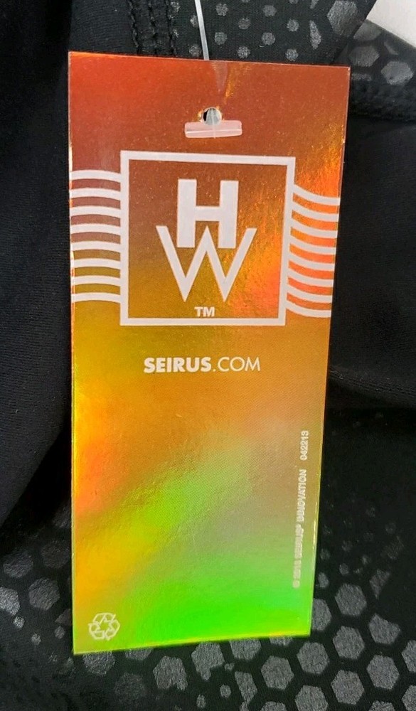 New Seirus Heatwave Body Mapped Base Layer Bottom Black Size Medium