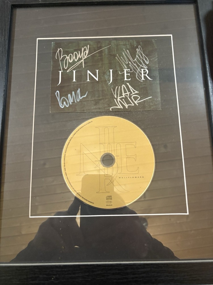 Jinjer Wallflowers Signed Framed Cd
