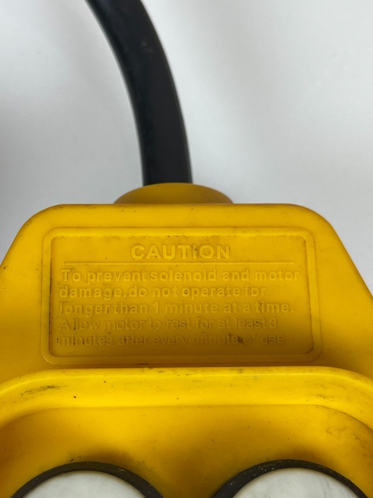 Chigaco Industrial Pendant Control Switch 2 Button Hoist Crane Controller tested