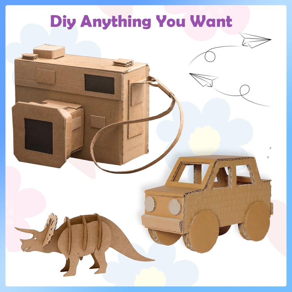 RLAVBL 50 Pack 8x10 Corrugated Cardboard Sheets, Flat Cardboard Inserts for S...