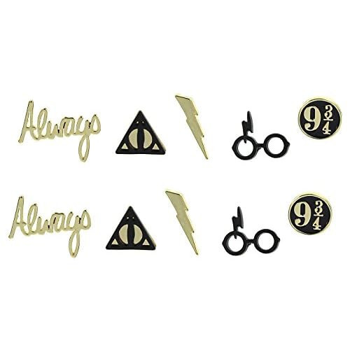 Harry Potter 5-Pack Earring Set-NEW