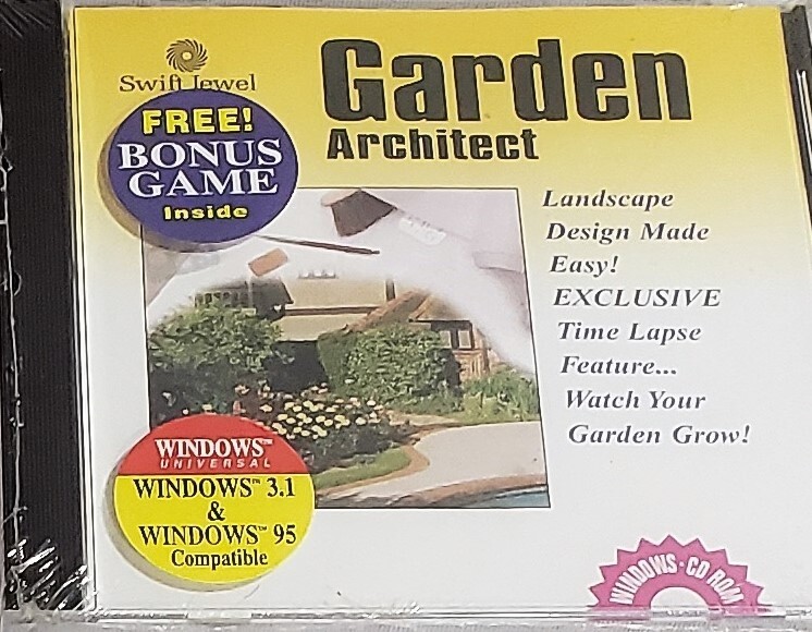 Garden Architect CD-ROM for Windows - NEW Sealed