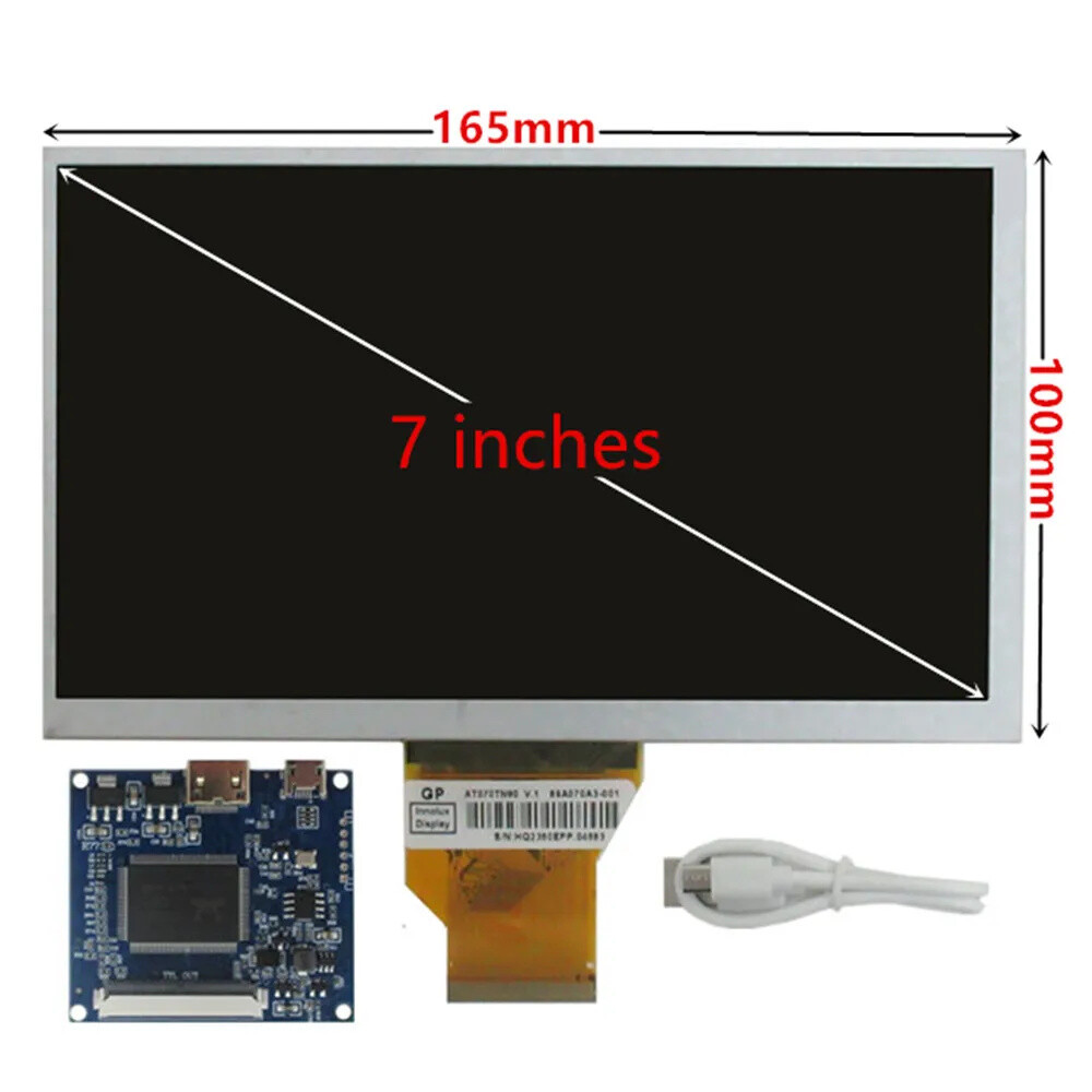 7 Inch AT070TN90 LCD Screen Display+Driver Control Board For Raspberry Banan