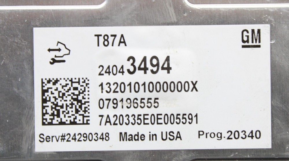 2019 - 2021 CHEVROLET TRAVERSE AWD TRANSMISSION COMPUTER CONTROL MODULE OEM