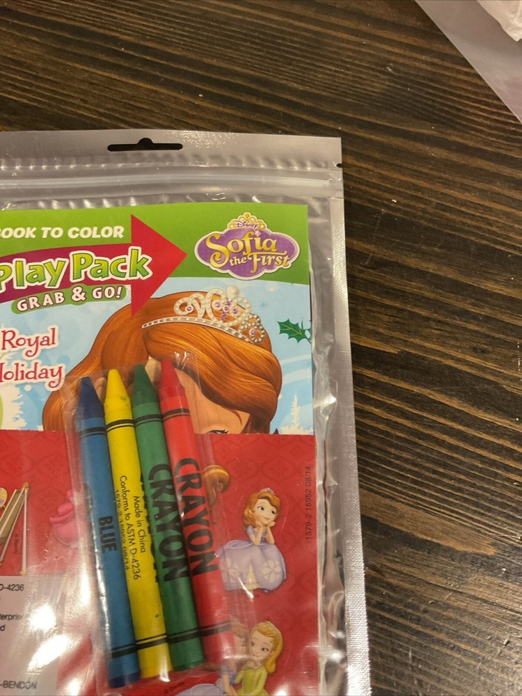 NEW SEALED~Disney Junior Sofia The First Grab & Go Play Pack~Great For Stocking