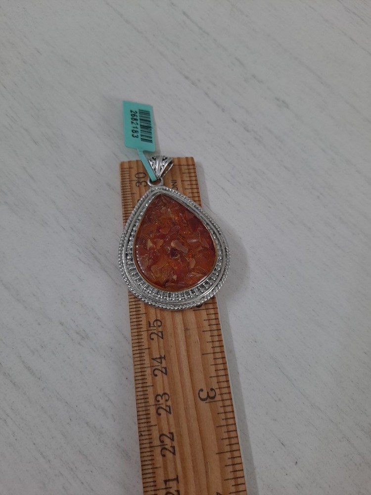 Signed Karis Vintage Gemstone Pendant