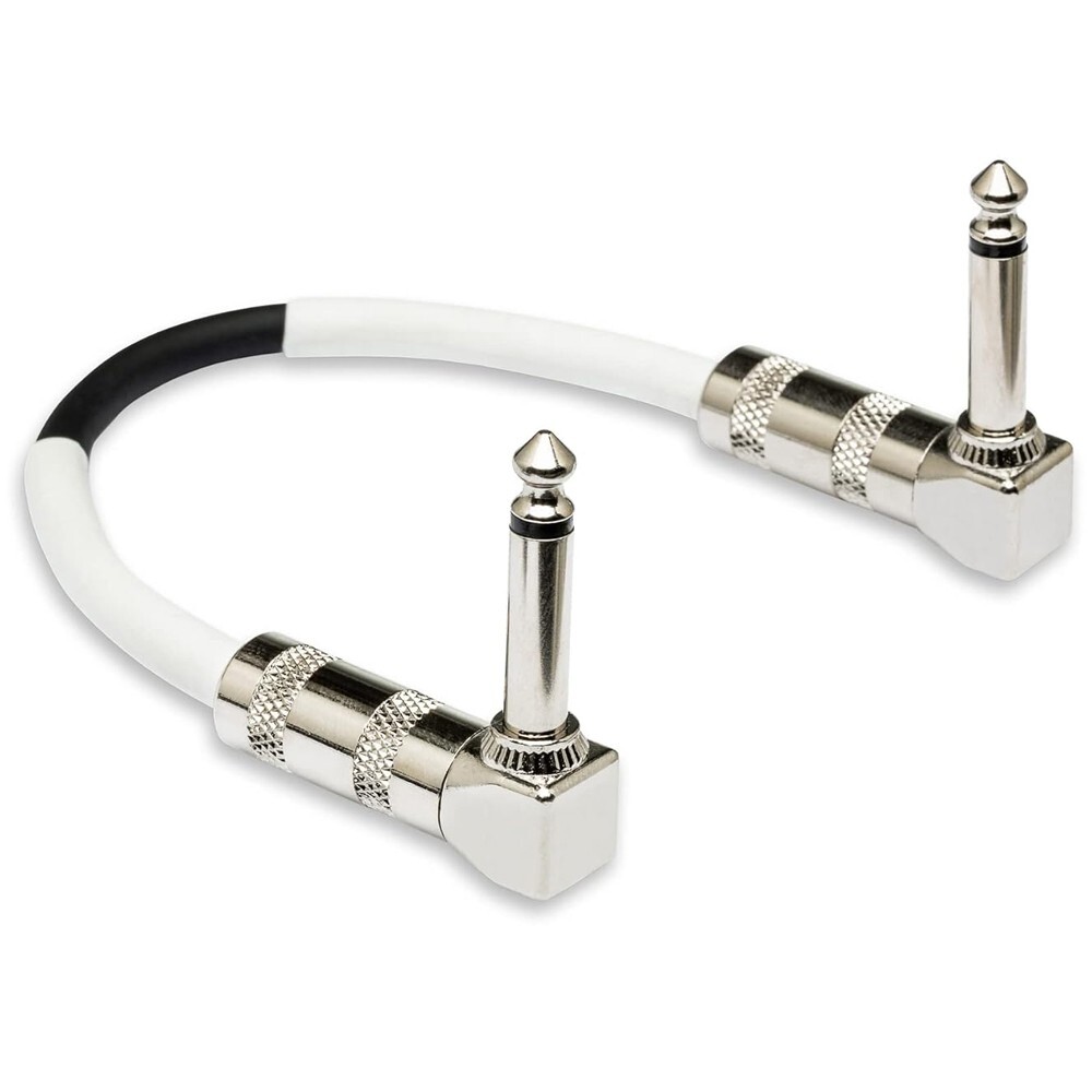Hosa CPE-112 1FT Right Angle Guitar Pedalboard Patch Cable