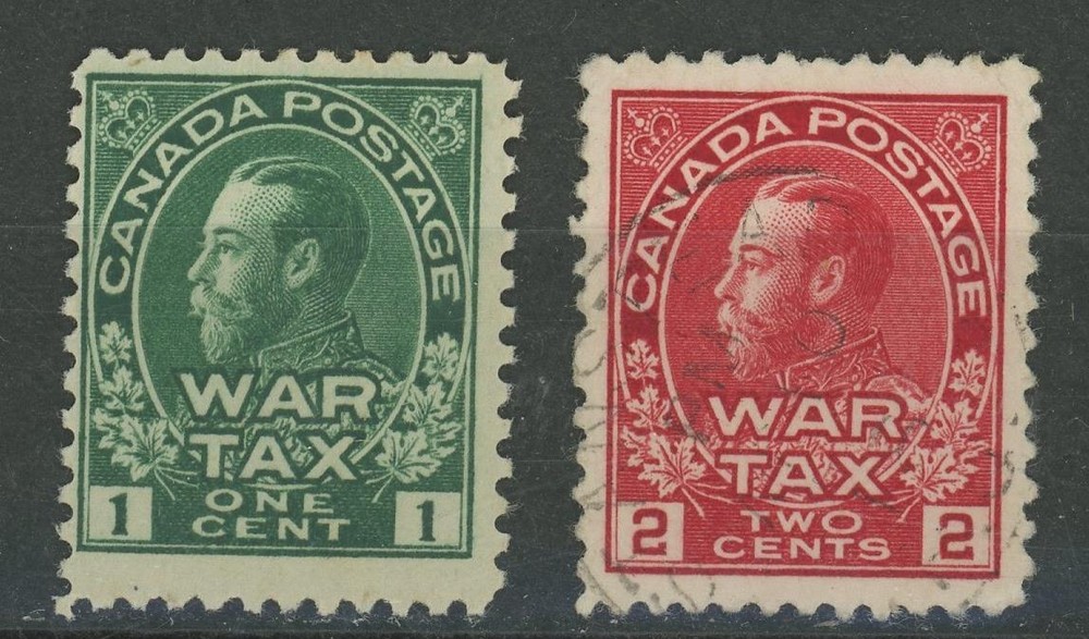 Canada 1+2 Cent George V WAR TAX