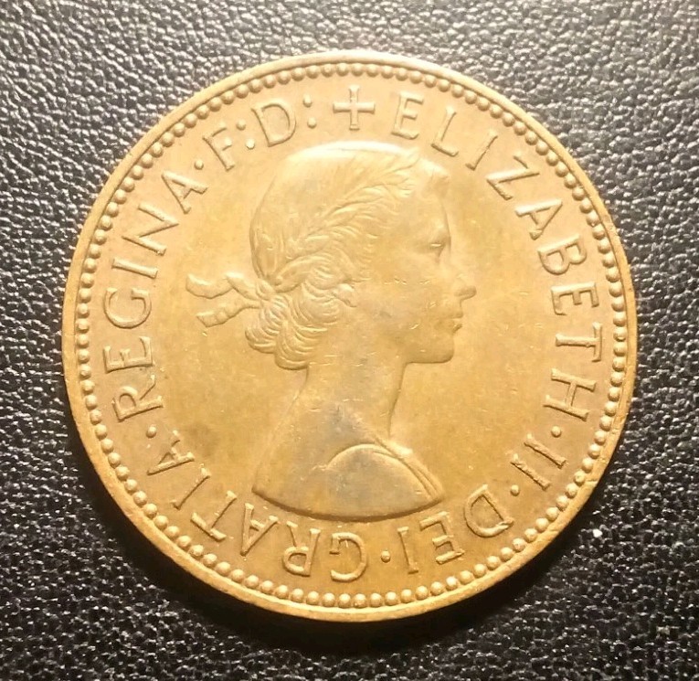 1967 Great Britain Half Penny