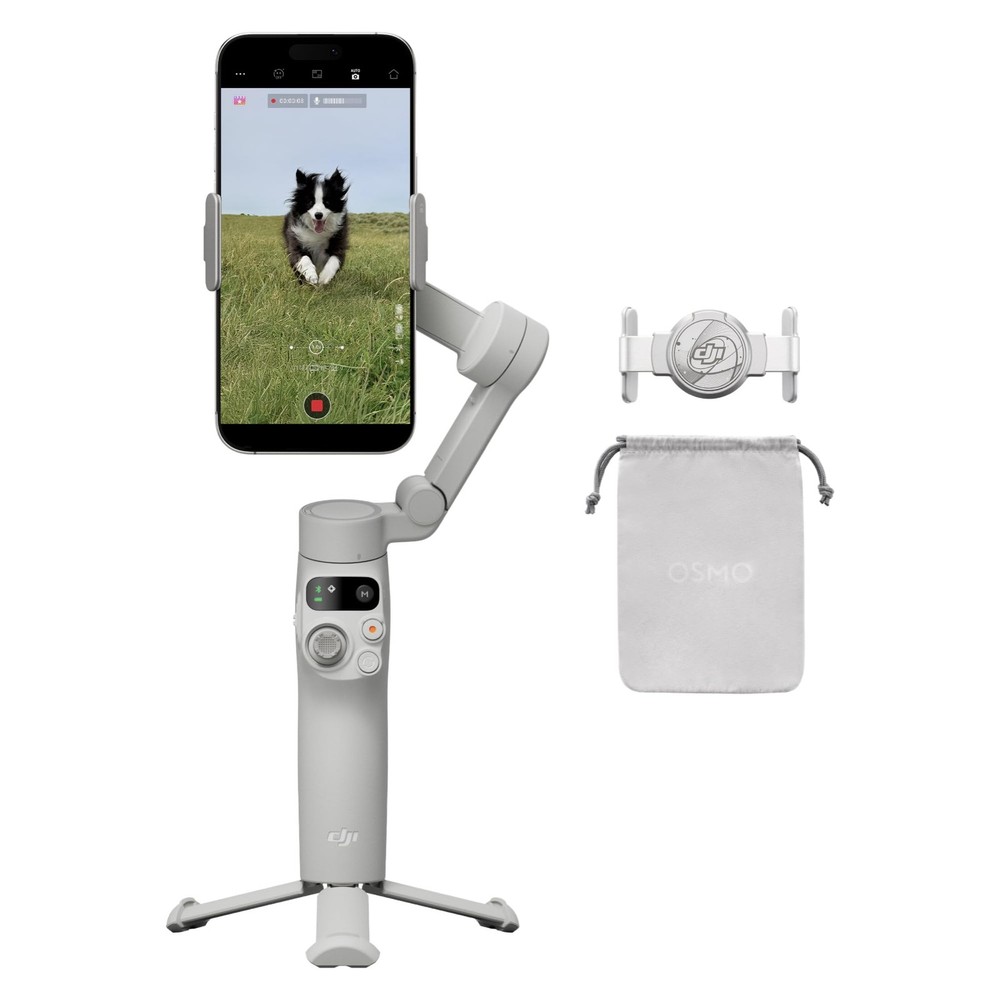 DJI Osmo Mobile 7 Gimbal Stabilizer for iPhone, Android, Built-in gray