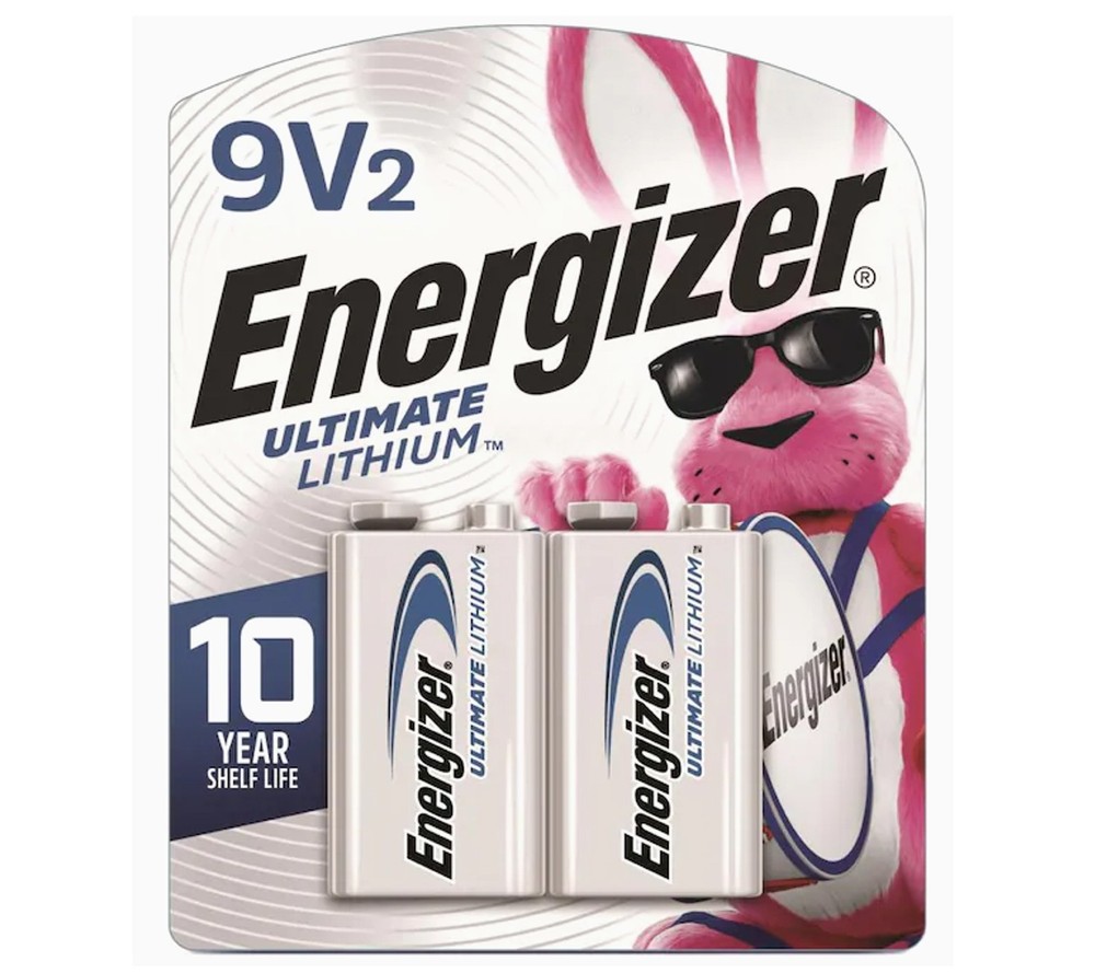 Energizer Ultimate Lithium (2 pack) 9V Batteries #L522BP2