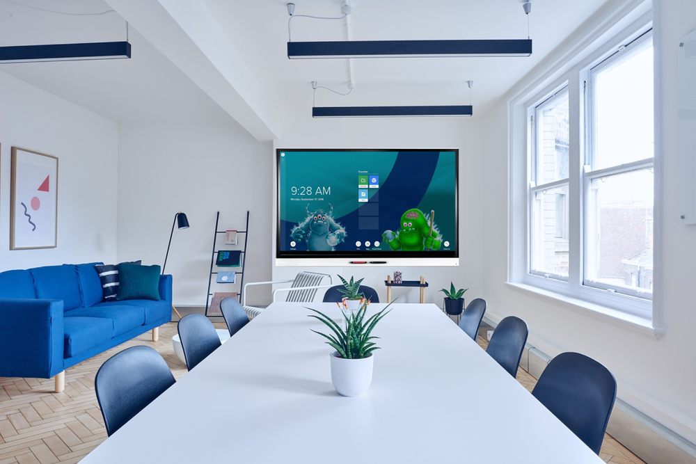 SMART Board SPNL 6065 Touchscreen Interactive Whiteboard Display For Classroom