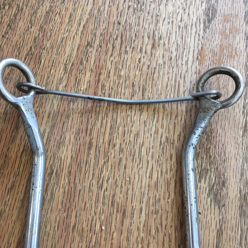 5” Horse Bits and Leather Braided Nose Hackamore