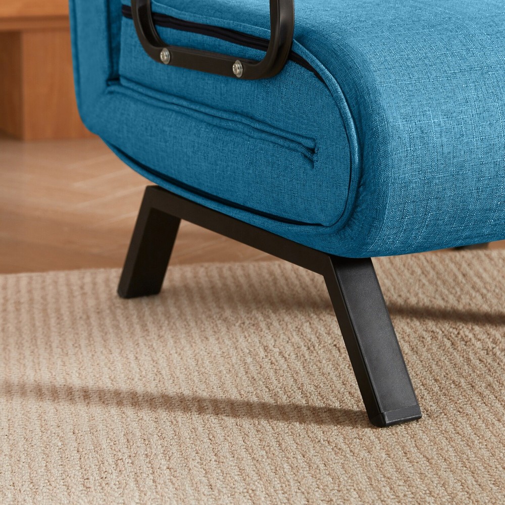 Convertible Sleeper Sofa Bed Single Sofa Bed Folding Sofa Bed w/ Pillow