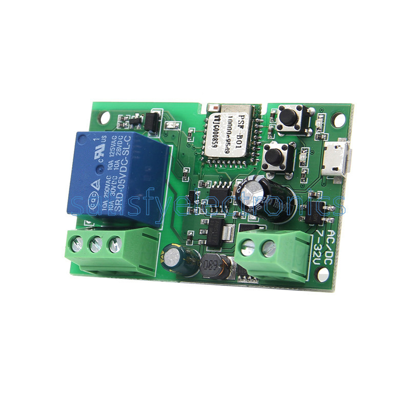 DC 5V-12V WiFi Wireless Smart Switch Relay Module Smart Home Phone APP  S