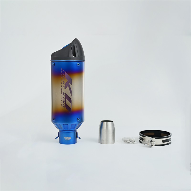 38-51mm Motorcycle Universal Exhaust Tips Muffler Tail Pipe Replace Rear Escape