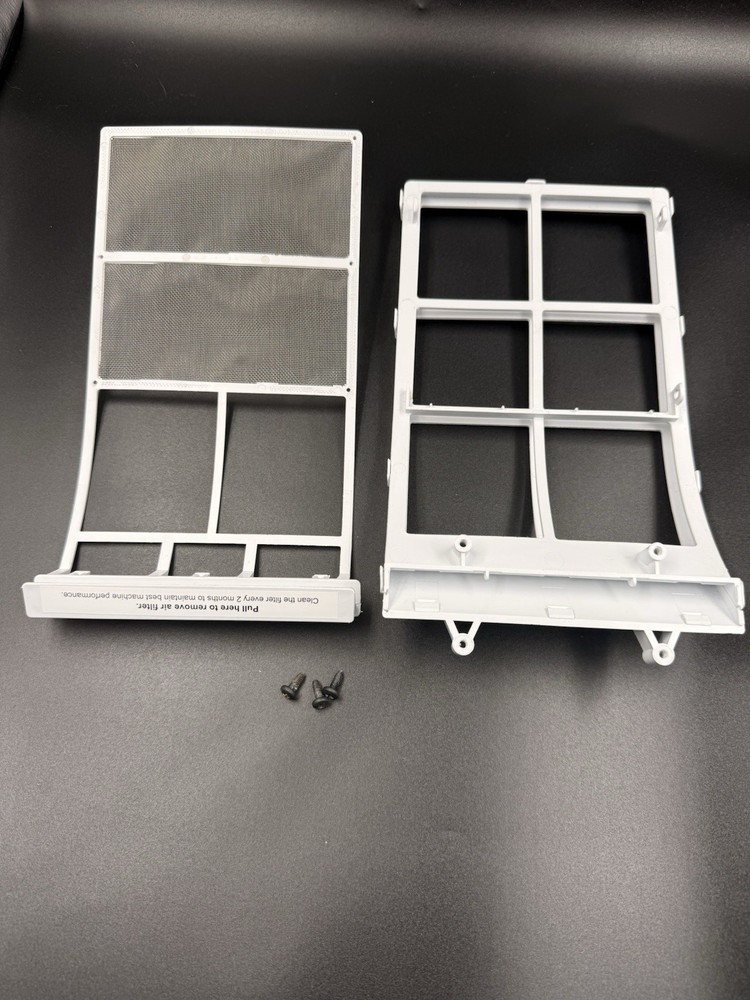 OEM GE Profile Opal 2.0 Ice Maker Rear Air Filter & Frame Replacement - White