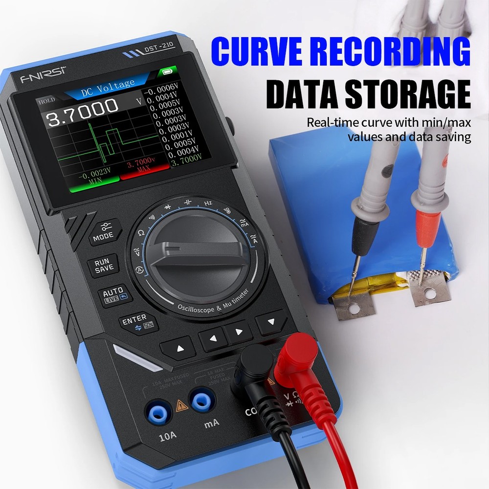 DST210 Oscilloscope Multimeter 10M Analog Bandwidth Counts 48MSa Sampling Rate