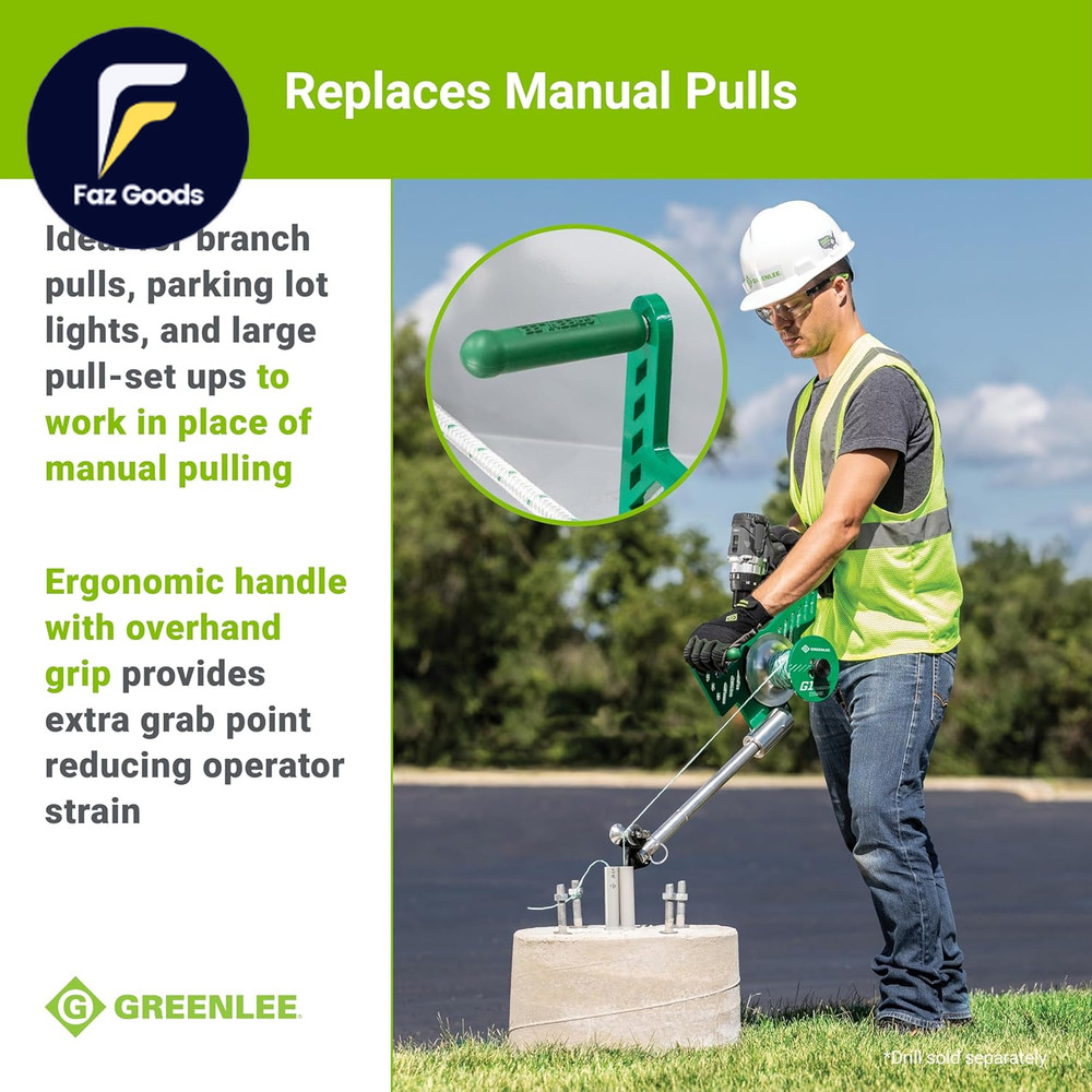 G1 Versi-Tugger Handheld 1,000-Lb. Electrical Cable Puller, 1/2" - 4"