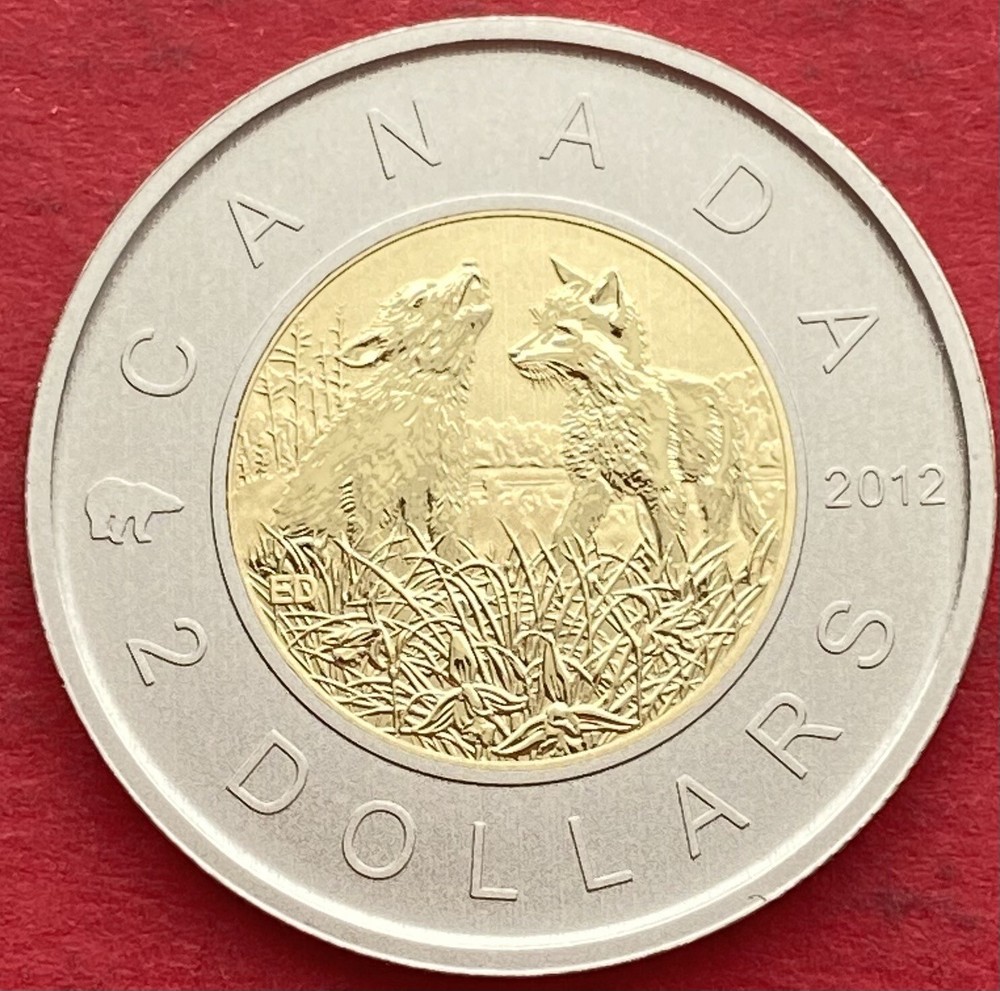 2012 Canada 2$ Wolf Cubs - Specimen - Lot#9561