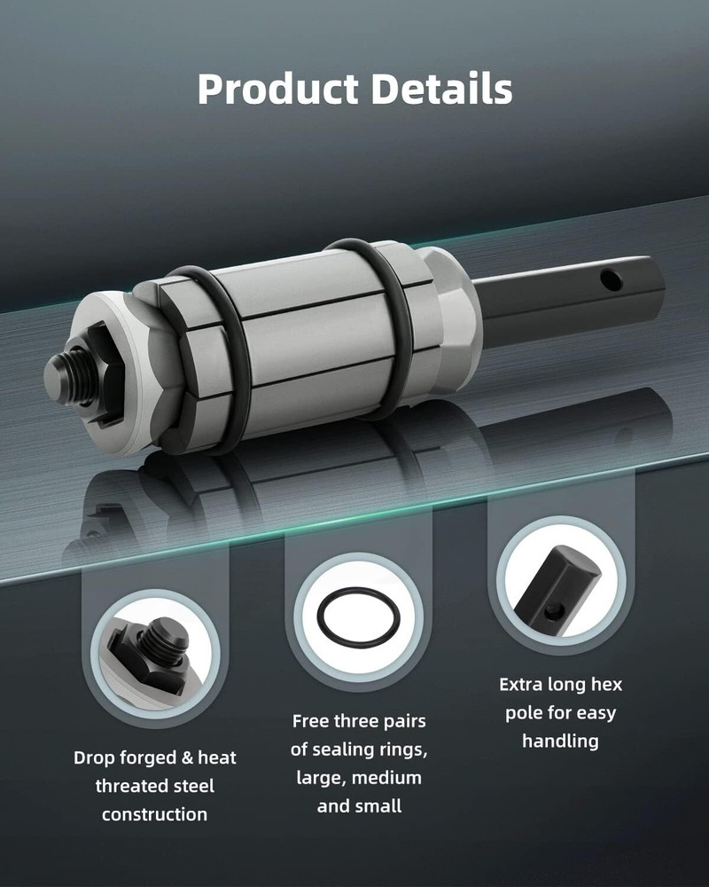 Efficient 3-Piece Pipe Expander Set - Compatible with Most Vehicles and Trucks