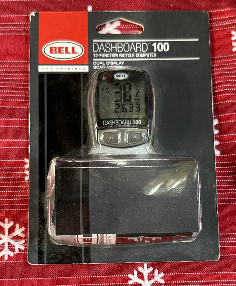 NEW Bell Dashboard 100 12-Function Bicycle Computer Dual Display ScanMode SEALED