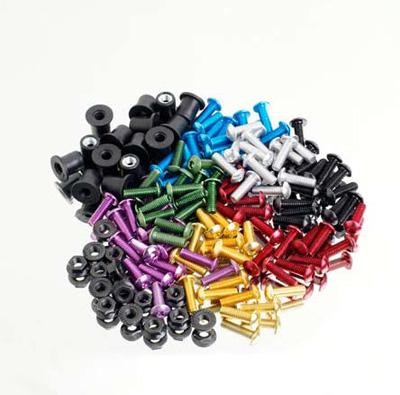 PUIG 0956N Windscreen Standard Screw Kit - Black