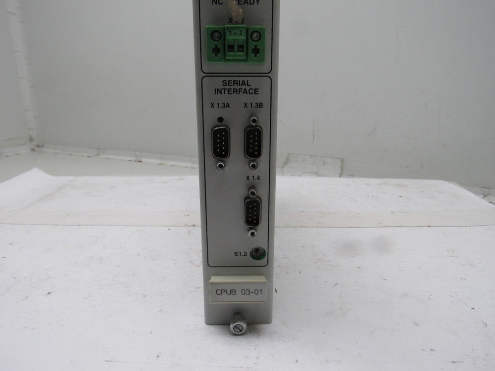 Indramat CPUB03-01-FW MT-CNC Serial Interface Controller Module W/Key
