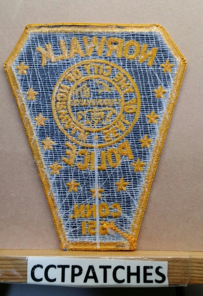 NORWALK, CONNECTICUT POLICE SHOULDER PATCH CT