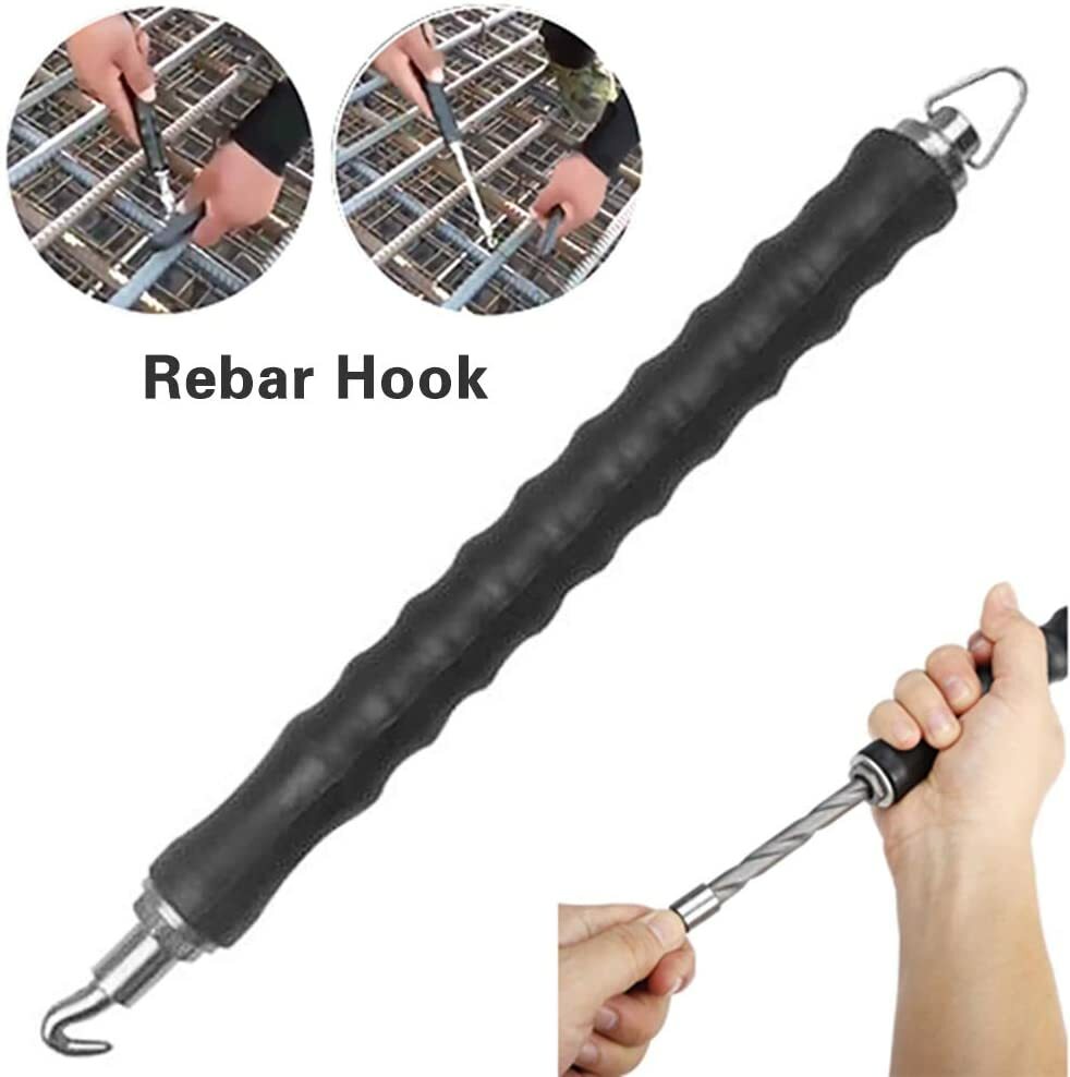 Semi-Automatic Rebar Hook Steel Bar Binding Hook Wire Tying Tools Twister Pull