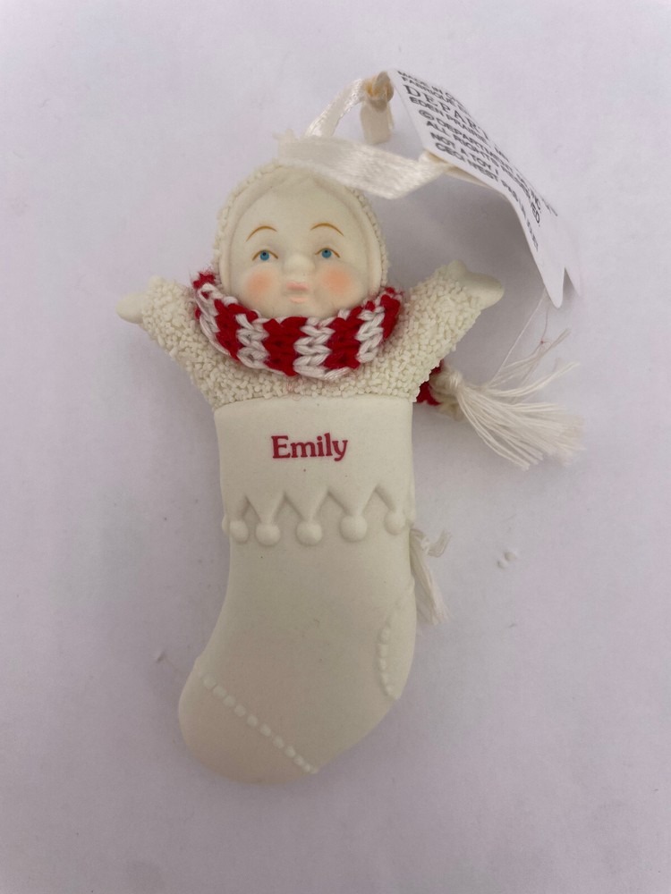 Snowbabies - Emily Personalized Stocking Ornament #68036