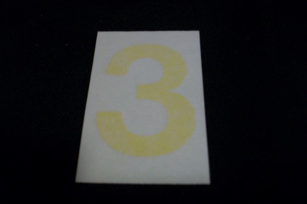 John Deere Number Decal