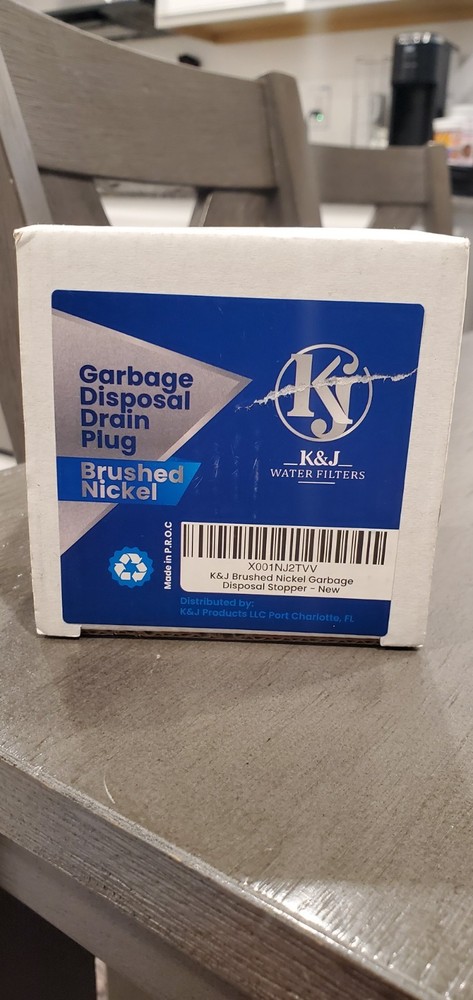 K&J garbage disposal drain plug