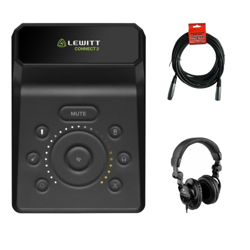 Lewitt CONNECT 2 USB-C Audio Interface Bundle with Polsen HPC-A30