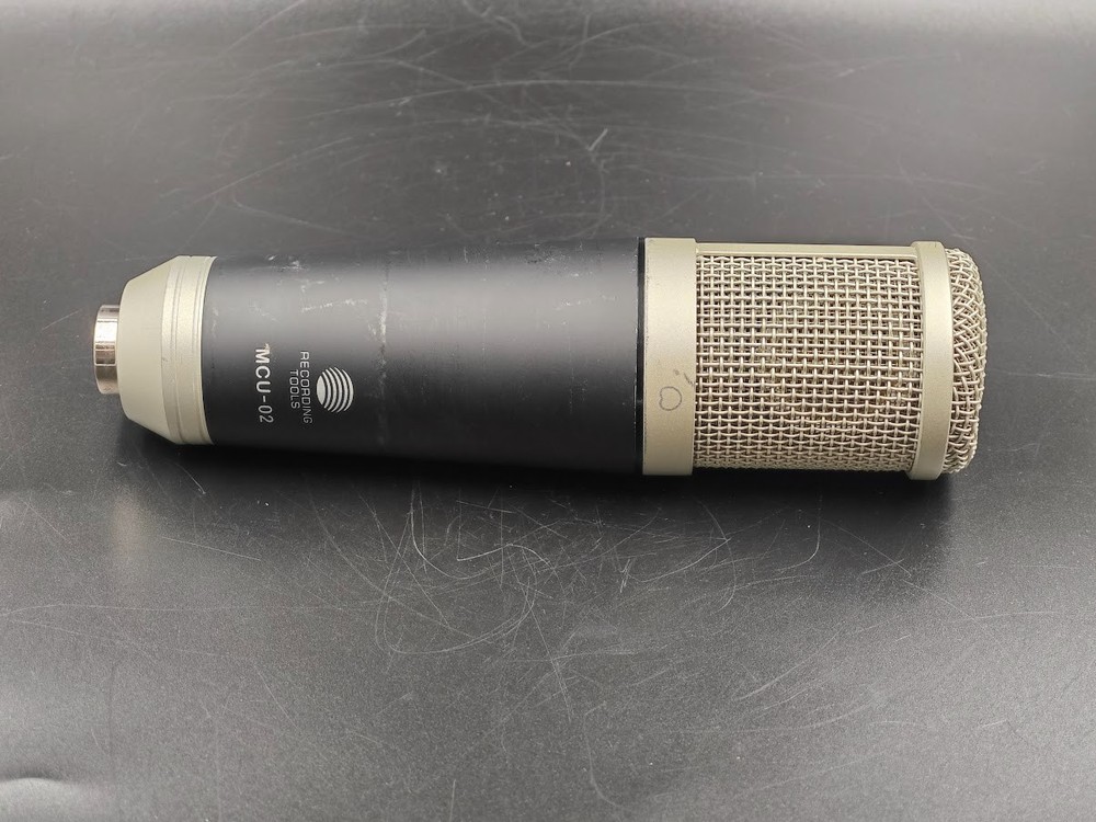 Recording MCU-02 USB Studio Condenser Microphone Black Used Working