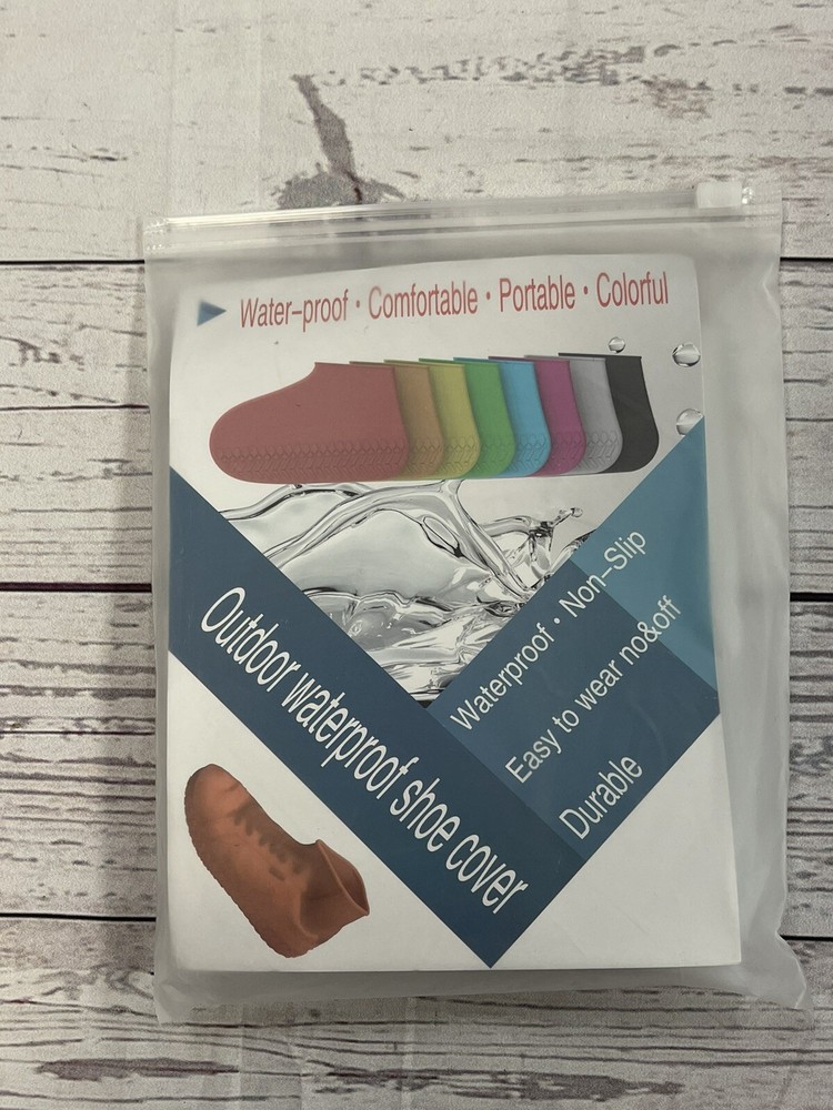 Silicone Outdoor Waterproof Shoe Cover Clear