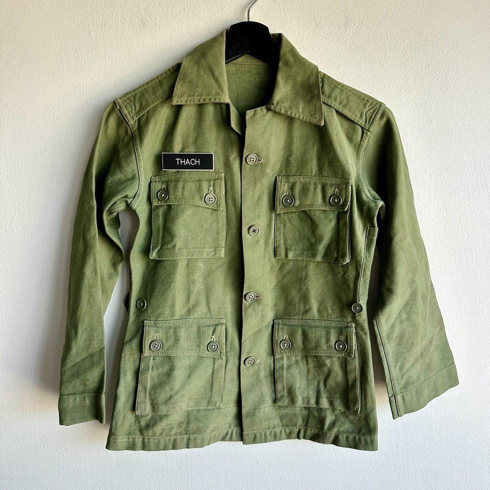 Vietnam War ARVN Uniform Jacket W/ Name Plate