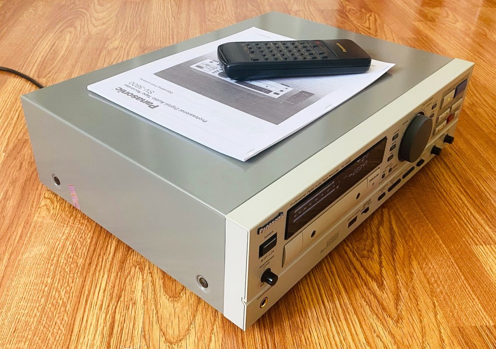 Panasonic SV-3800 Professional DAT Digital Audio Recorder/Player Fully Functions