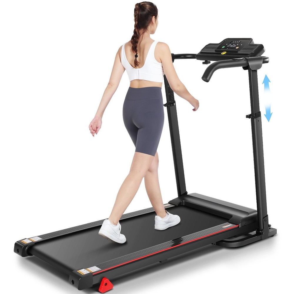 Space-Saving Design Treadmill Machine Quick Start Electric Treadmill Running Pad