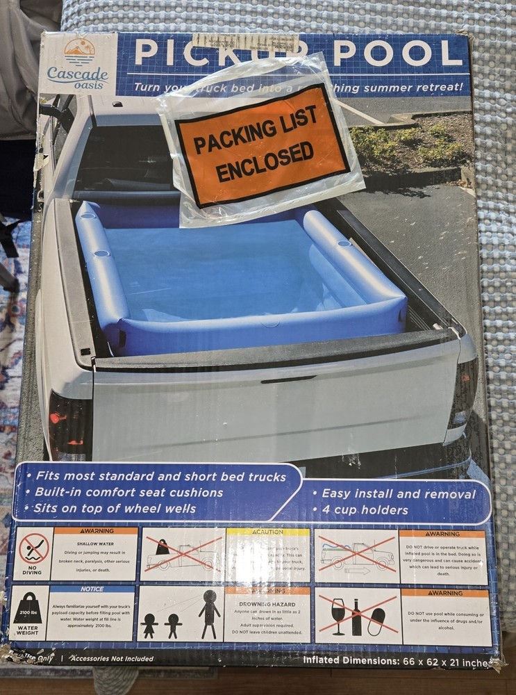 Cascade Oasis, Pickup Pool, New In Box