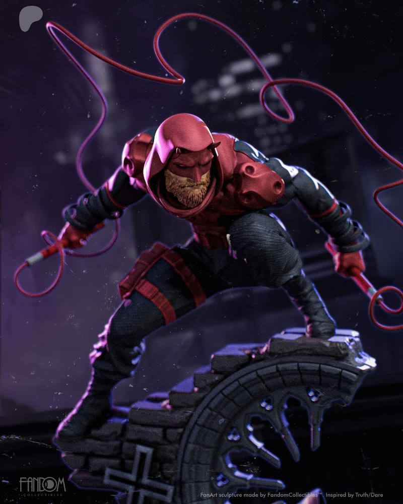 Daredevil 3D Print Unpainted/Unassembled