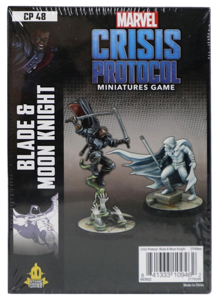 Marvel Crisis Protocol Blade & Moon Knight Character Pack Miniatures Game New