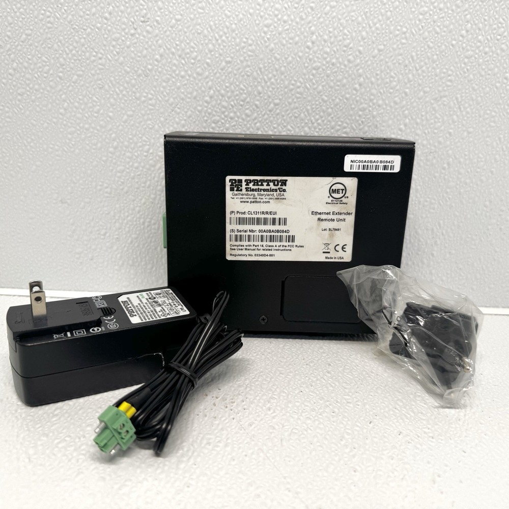 Patton CL1311R/R/EUI Ethernet Extender Remote Unit