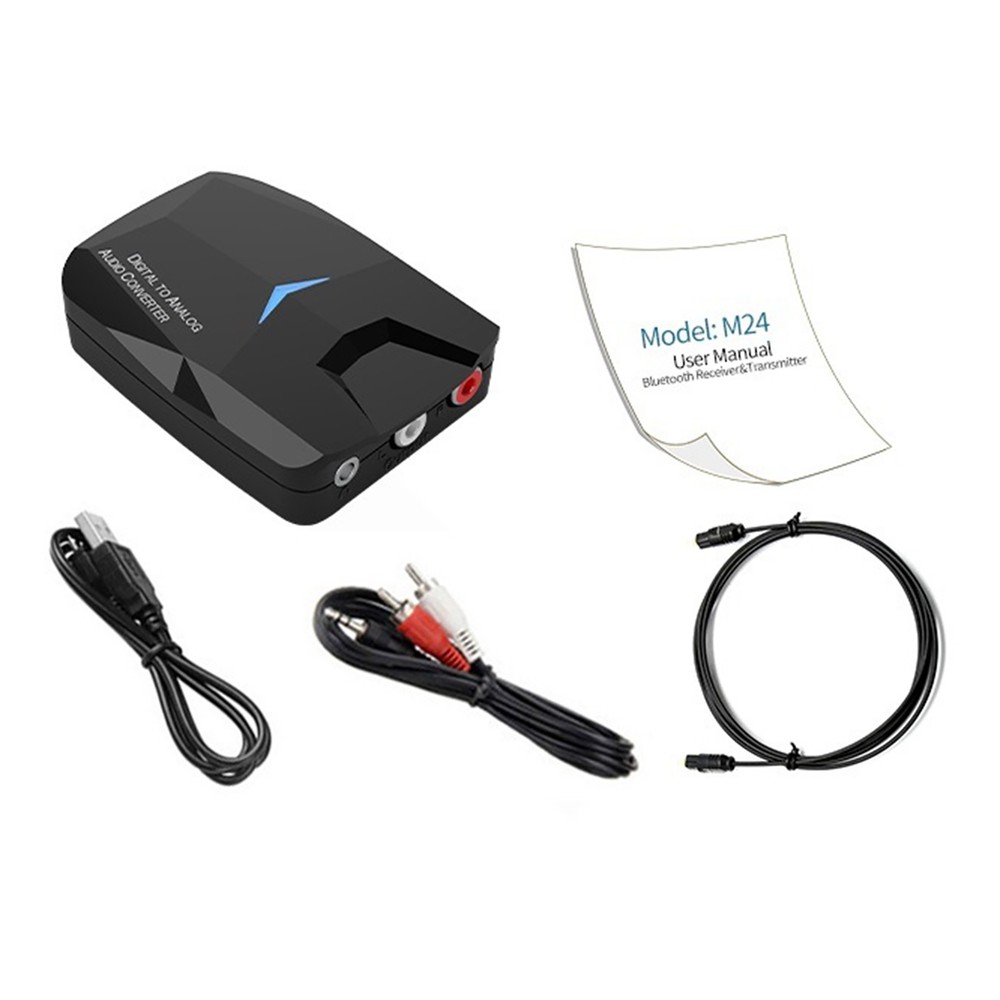 Bluetooth 5.0 Audio Adapter 2 In 1 Bluetooth-Compatible Receiver Connector
