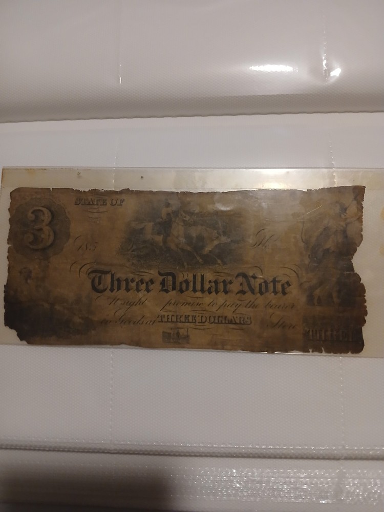 Unusual Old Specimen $3 Note