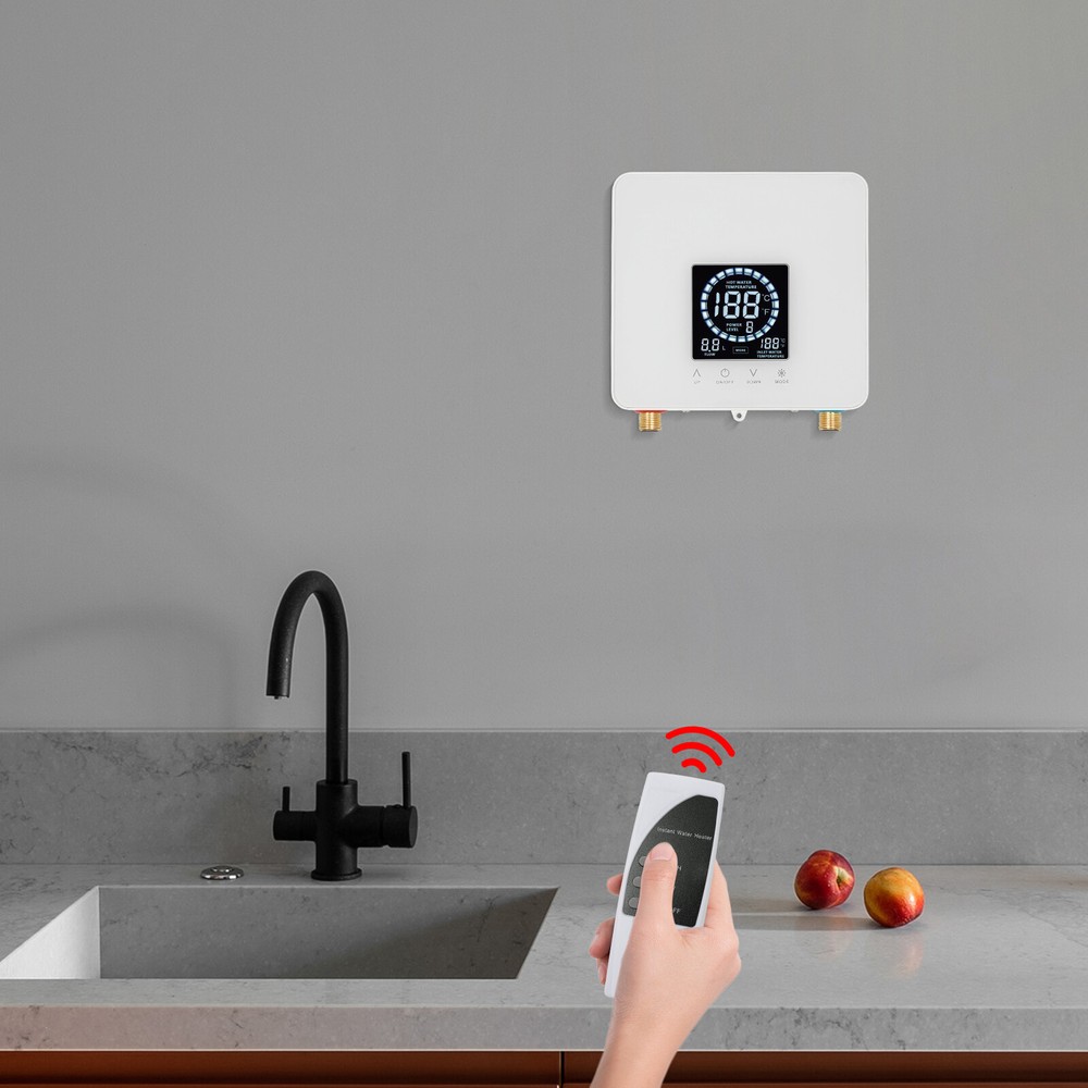 5500W Instant Hot Tankless Water Heater Electric Boiler For Shower Bathroom NEW