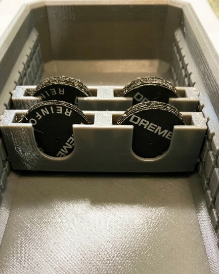 Milwaukee Packout Dremel Cutting Disc Holder (2 pack)