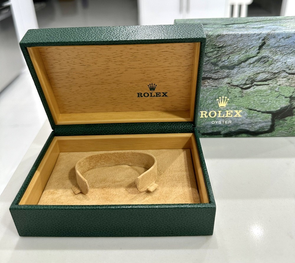 Authentic ROLEX Explorer i 114270 Watch Box COMPLETE SET Holder Booklet Tag