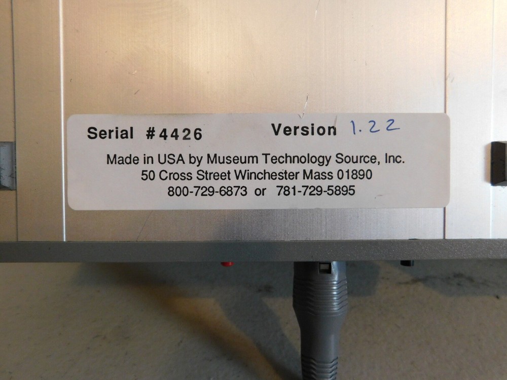 2 Museum Technology Source Inc. RS-232 HD-204 Adtec Controllers Version 1.22