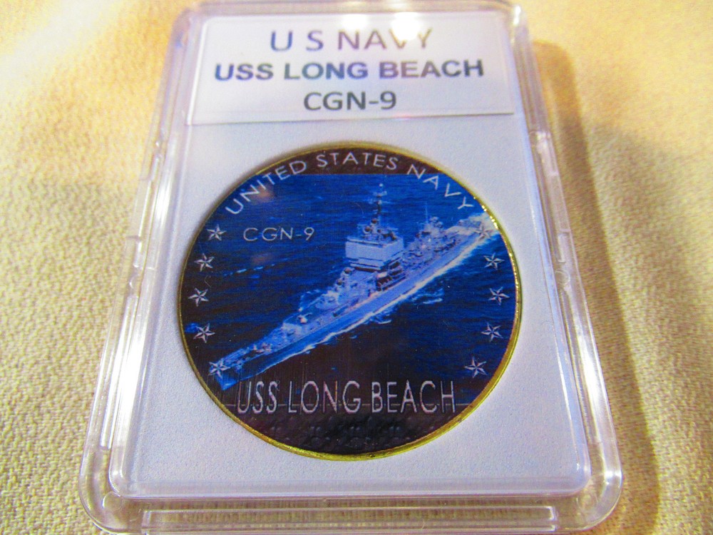 US NAVY - USS LONG BEACH CGN-9 Challenge Coin